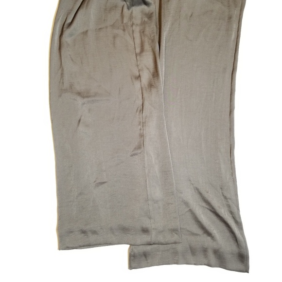 NEW BCBGMaxAzria Acedia Satin Tie Neck Jumpsuit - Picture 6 of 8